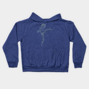 Sally o'malley blue Vintage Kids Hoodie